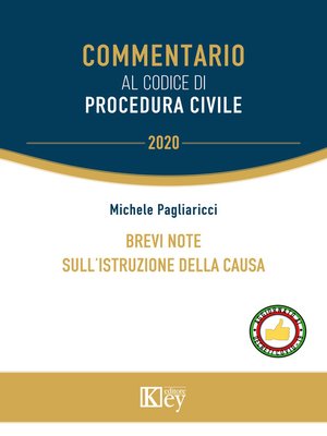 cover image of Brevi note sull'istruzione della causa